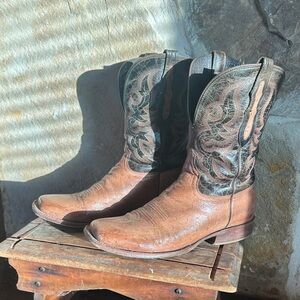 Tony Lama Brown and Black Men's Boots